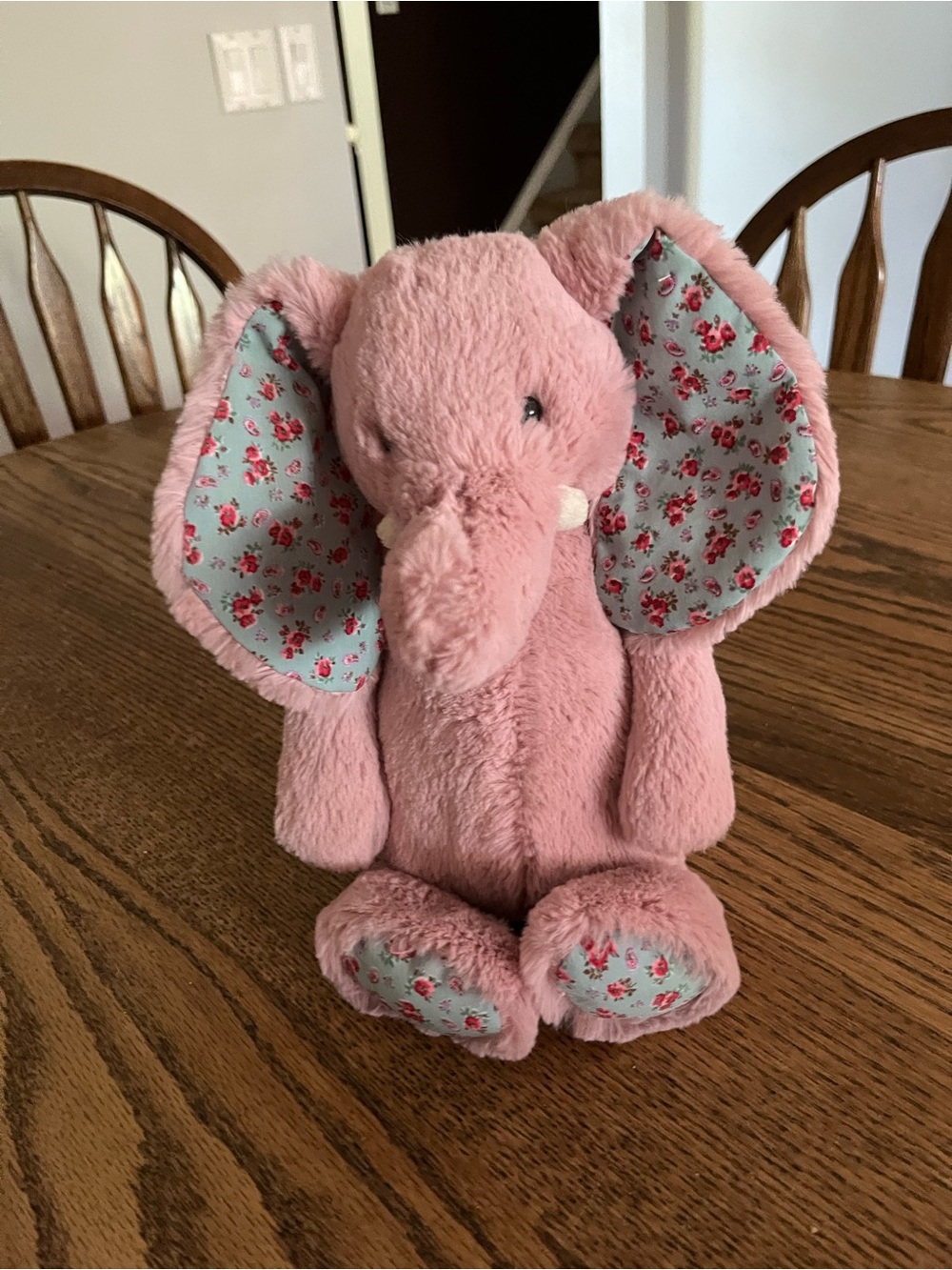 Jellycat Pink Blossom Bashful Elephant Medium 🐘 🩷 HTF Retired